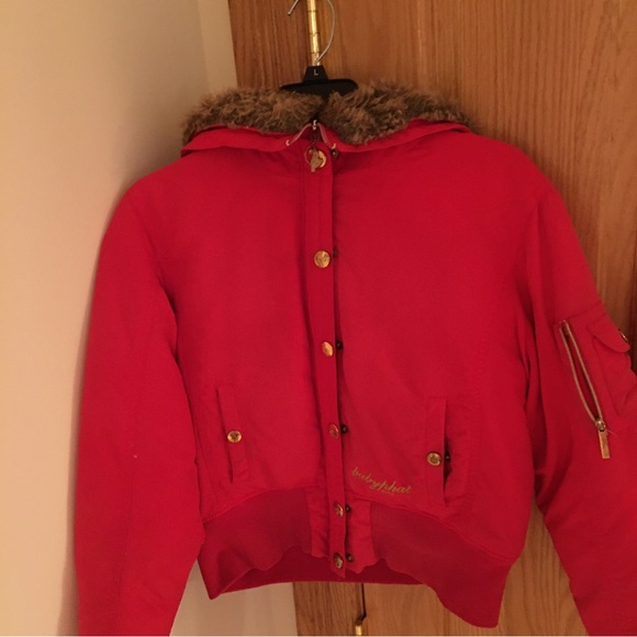 baby phat vintage puffer coat jacket size medium for a girl - Picture 12 of 16